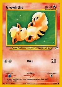 pokemon neo destiny growlithe 68 105