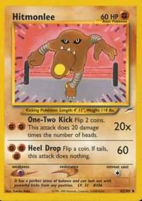 pokemon neo destiny hitmonlee 42 105