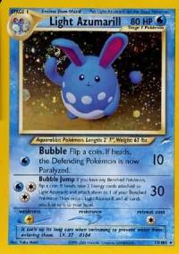 pokemon neo destiny light azumarill 13 105