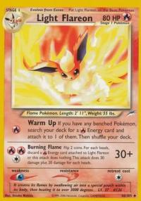 pokemon neo destiny light flareon 46 105