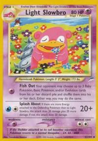 pokemon neo destiny light slowbro 51 105