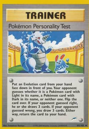 Pokemon Personality Test - 102-105