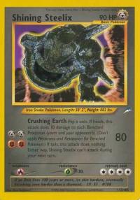 pokemon neo destiny shining steelix triple star 112 105