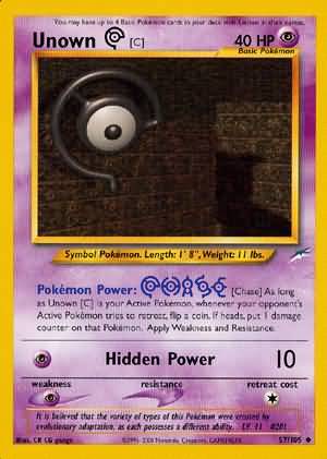 Unown C - 57-105