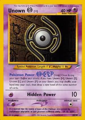 Unown H - 28-105