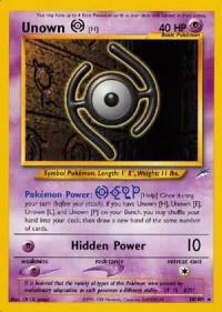 pokemon neo destiny unown h 28 105