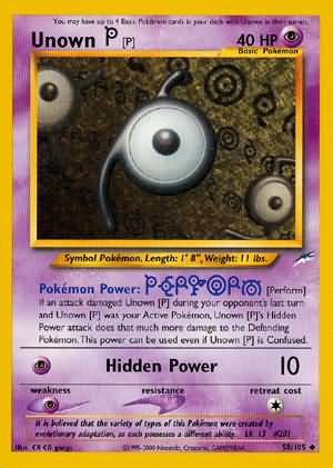 Unown P - 58-105