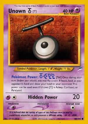 Unown T - 88-105