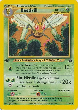 Beedrill - 18-75 -1st Edition