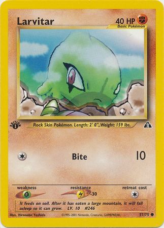 Larvitar - 57-75 -1st Edition