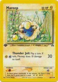 pokemon neo discovery 1st edition mareep 58 75 1st edition