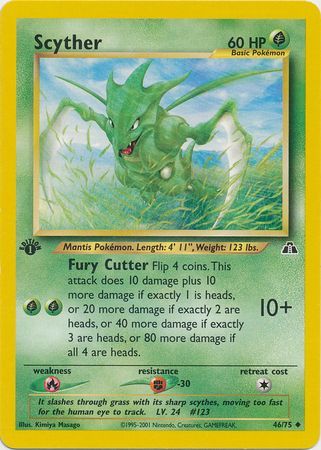 Scyther - 46-75 -1st Edition