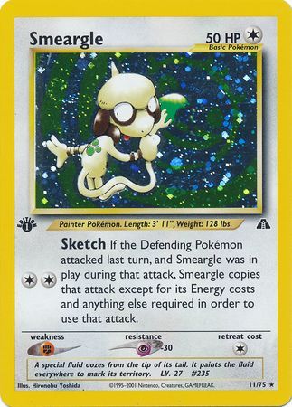 Smeargle - 11-75 -1st Edition