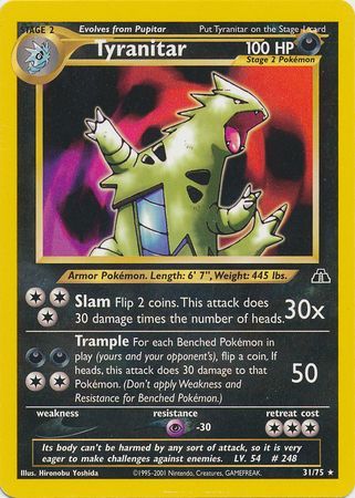 Tyranitar - 31-75 -1st Edition