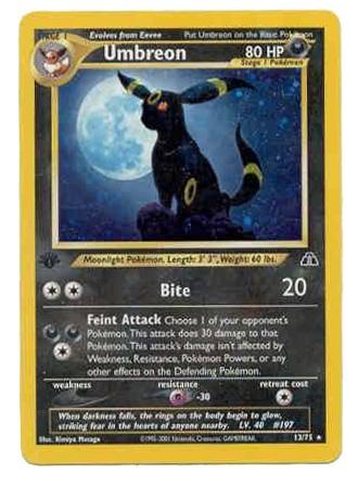 Umbreon - 13-75 -1st Edition