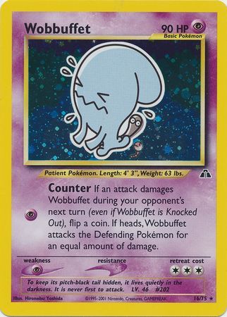 Wobbuffet - 16-75 -1st Edition