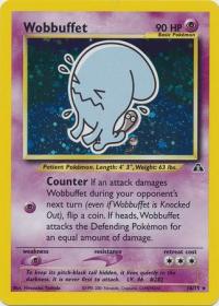 pokemon neo discovery 1st edition wobbuffet 16 75 1st edition