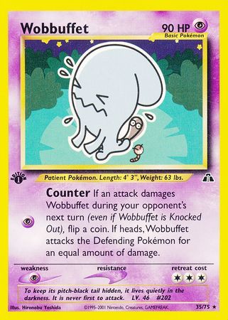 Wobbuffet - 35-75 -1st Edition