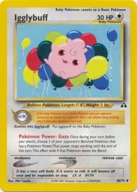 pokemon neo discovery igglybuff 40 75