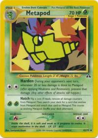 pokemon neo discovery metapod 42 75