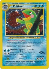 pokemon neo discovery politoed 8 75