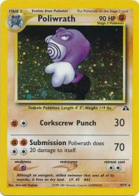 pokemon neo discovery poliwrath 9 75