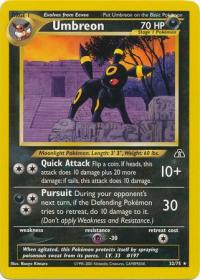 pokemon neo discovery umbreon 32 75