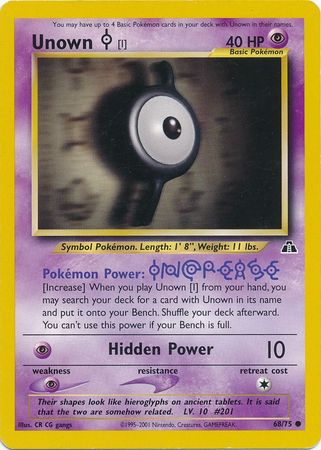 Unown I - 68-75