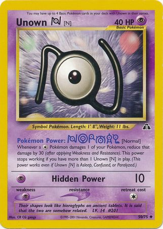 Unown N - 50-75