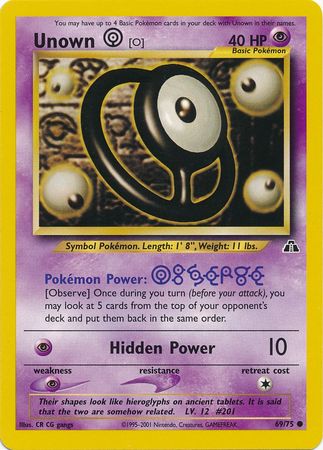 Unown O - 69-75