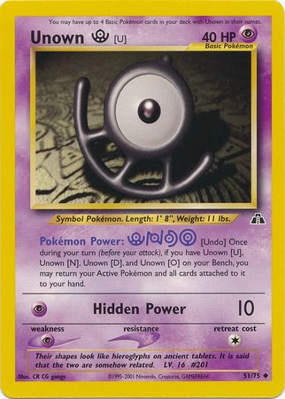 Unown U - 51-75