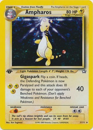 Ampharos - 1-111 - 1st Edition