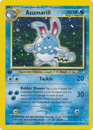 Azumarill - 2-111 - 1st Edition