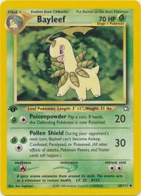 pokemon neo genesis 1st edition bayleef 28 111 1st edition