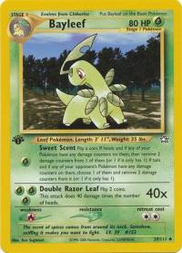 pokemon neo genesis 1st edition bayleef 29 111 1st edition