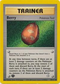 pokemon neo genesis 1st edition berry 99 111 1st edition