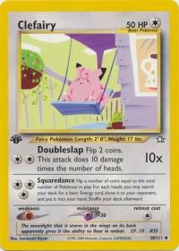 pokemon neo genesis 1st edition clefairy 30 111 1st edition