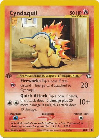 Cyndaquil - 57-111 - 1st Edition