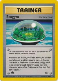 pokemon neo genesis 1st edition ecogym 84 111 1st edition