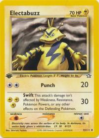 pokemon neo genesis 1st edition electabuzz 33 111 1st edition