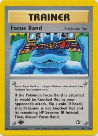 pokemon neo genesis 1st edition focus band 86 111 1st edition