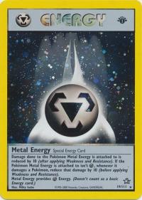 pokemon neo genesis 1st edition metal energy 19 111 1st edition