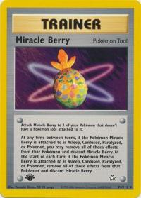pokemon neo genesis 1st edition miracle berry 94 111 1st edition