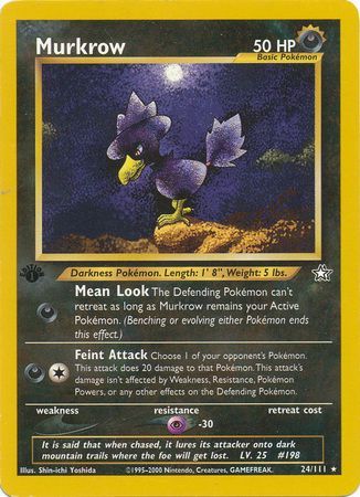 Murkrow - 24-111 - 1st Edition