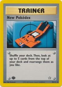 pokemon neo genesis 1st edition new pokedex 95 111 1st edition