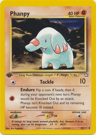 Phanpy - 43-111 - 1st Edition