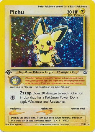 Pichu - 12-111 - 1st Edition