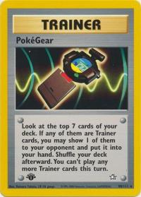 pokemon neo genesis 1st edition pokegear 88 111 1st edition