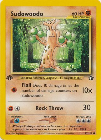 Sudowoodo - 77-111 - 1st Edition