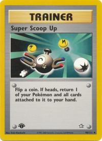 pokemon neo genesis 1st edition super scoop up 98 111 1st edition